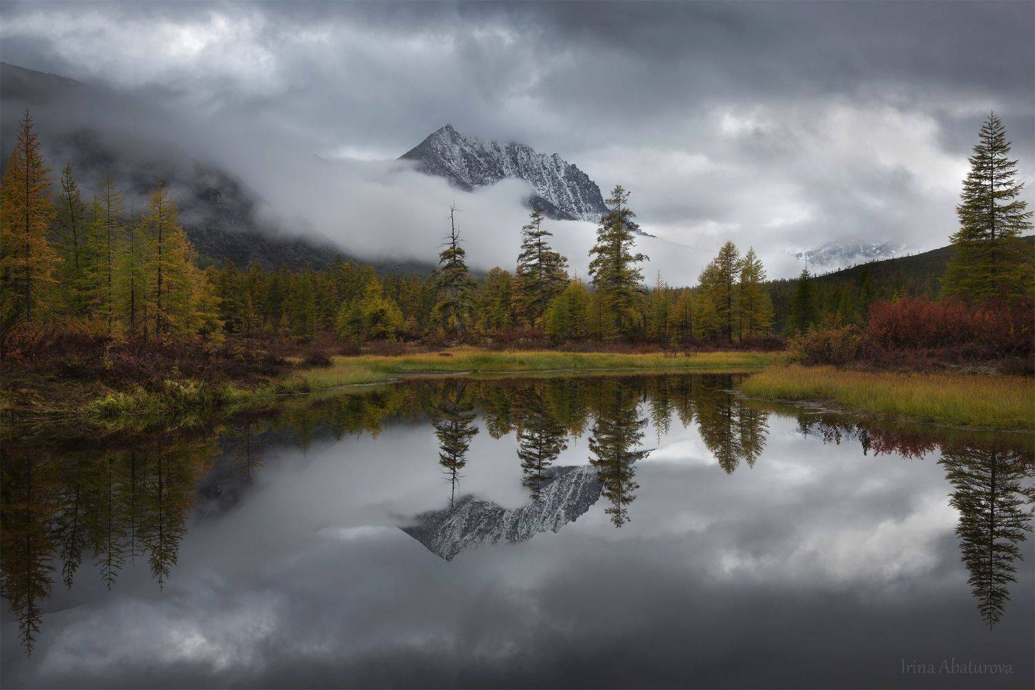 Колыма, Магадан, озеро Джека Лондона, осень, Ирина Абатурова
