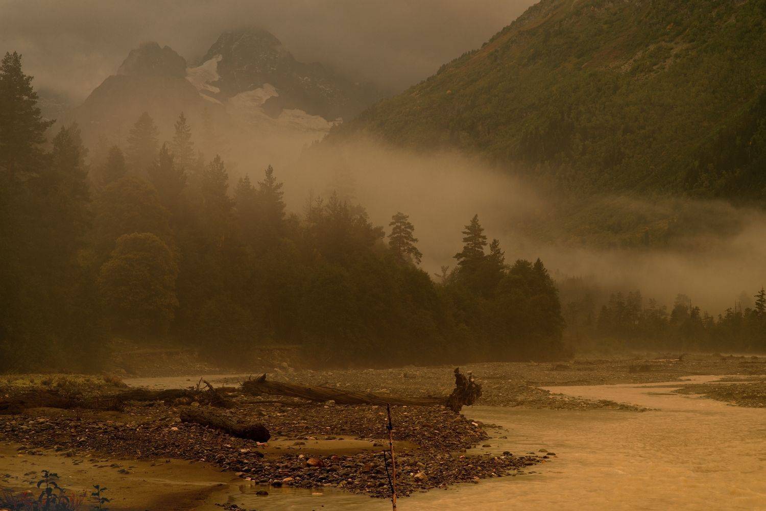 горы осень река аксаут, Александр Жарников