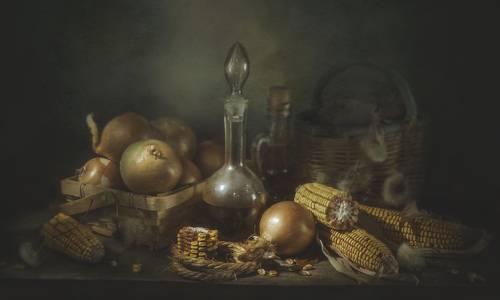 На кухонном столе