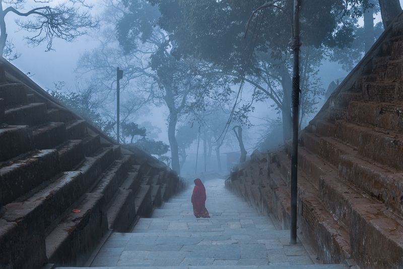 Lone devotee