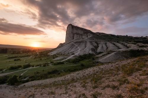 Закат у белого исполина