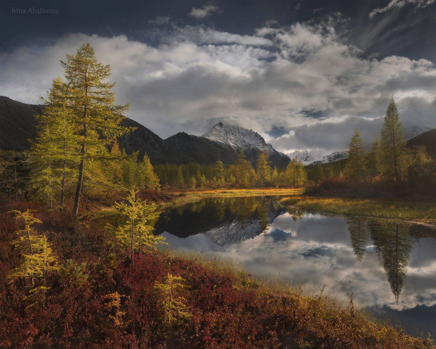 Колыма, Магадан, озеро Джека Лондона, осень, Ирина Абатурова