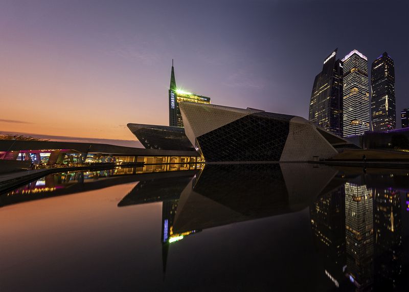 architecture, design, guangzhou, china, asia, архитектура, дизайн, гуанчжоу, китай, азия, 广州大剧院, Отражение фото превью