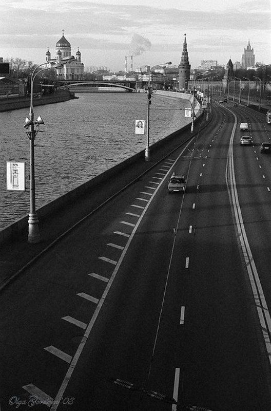 фото, москва, город, чб, пленка город фото превью