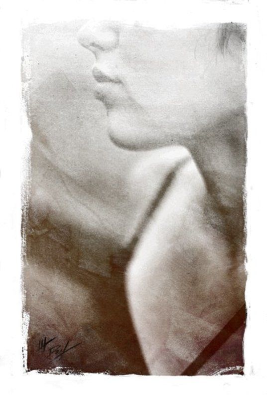 девушка, лето, набережная, платье, коллиж, чб, черно-белое *** фото превью