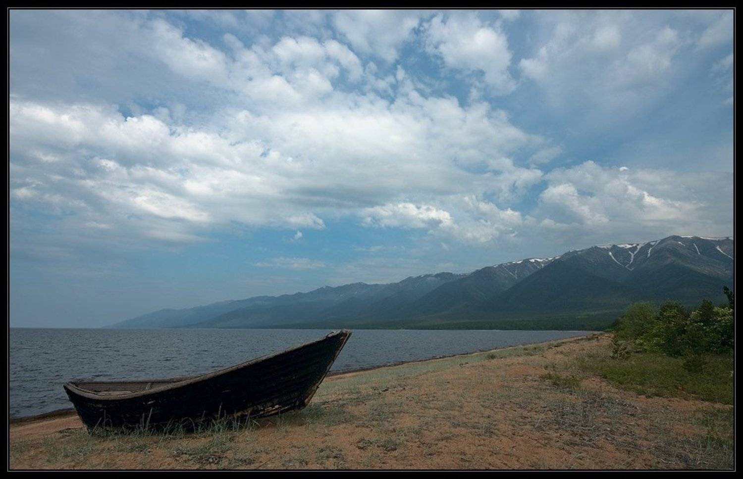 байкал, лодка, горы,  i_go, i_GO