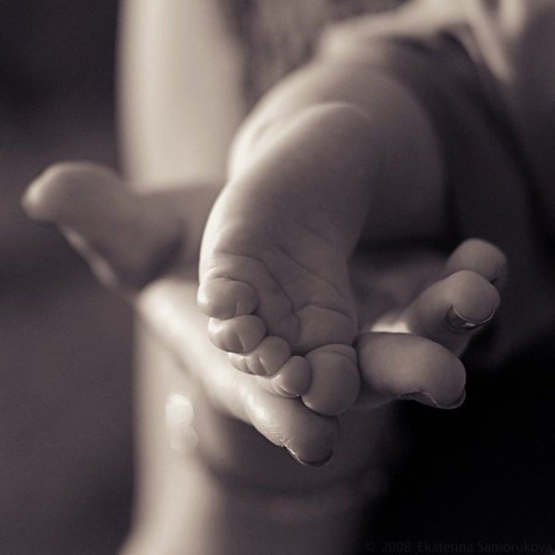 ножка, ребёнок, детское, сепия, семья  фото превью