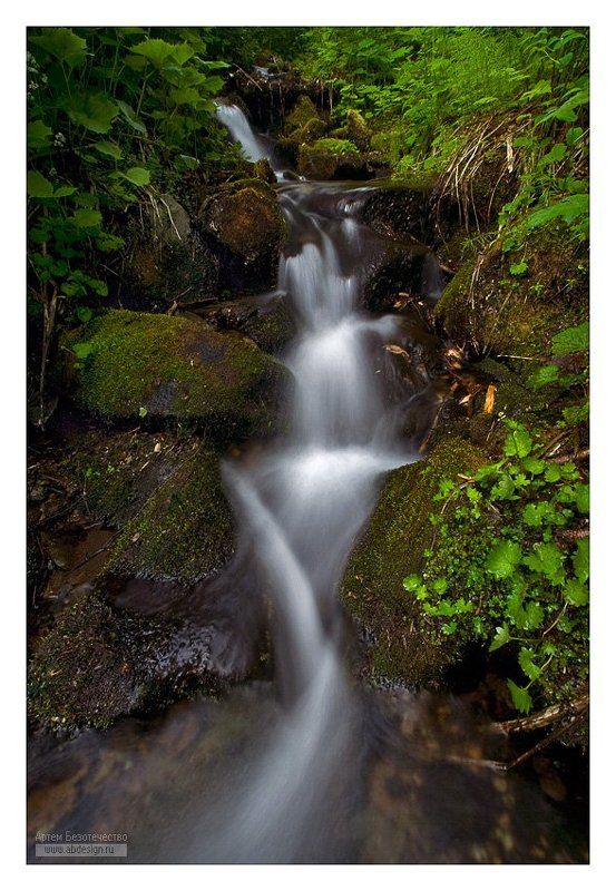 камчатка, петропавловск-камчатский, ручей, водопадик Еще один водопадик фото превью