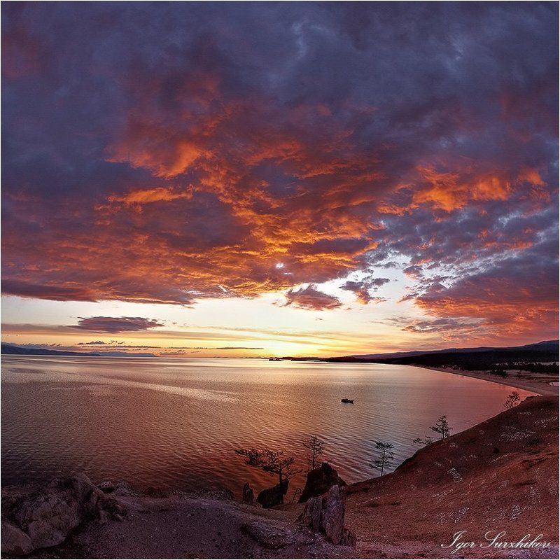 утро, байкал Утро на Бурхане фото превью