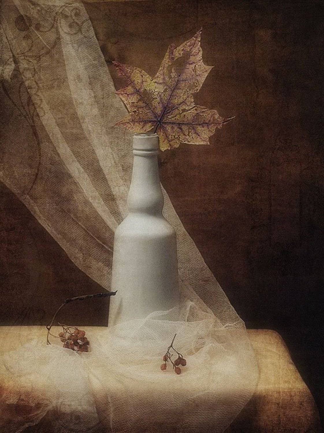 натюрморт, осень, лист, Ирина