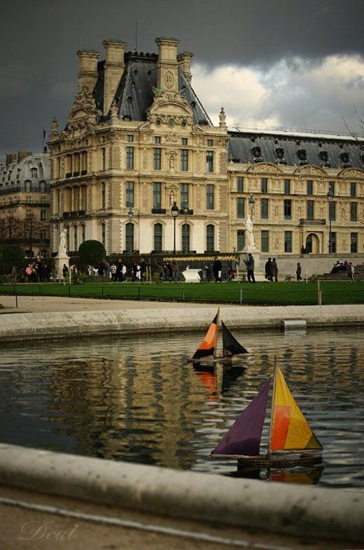 франция, париж, лувр, тюльрьи, вид, кораблики Корабли Лувра фото превью