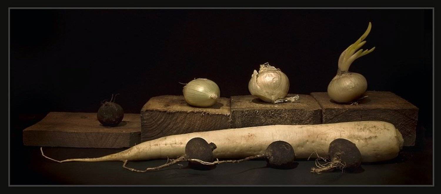 натюрморт, абаджян, дайкон, редька, Эдуард Абаджян