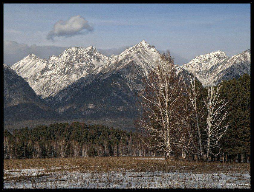 горы, снег, саяны, бурятия, Игорь Глушко