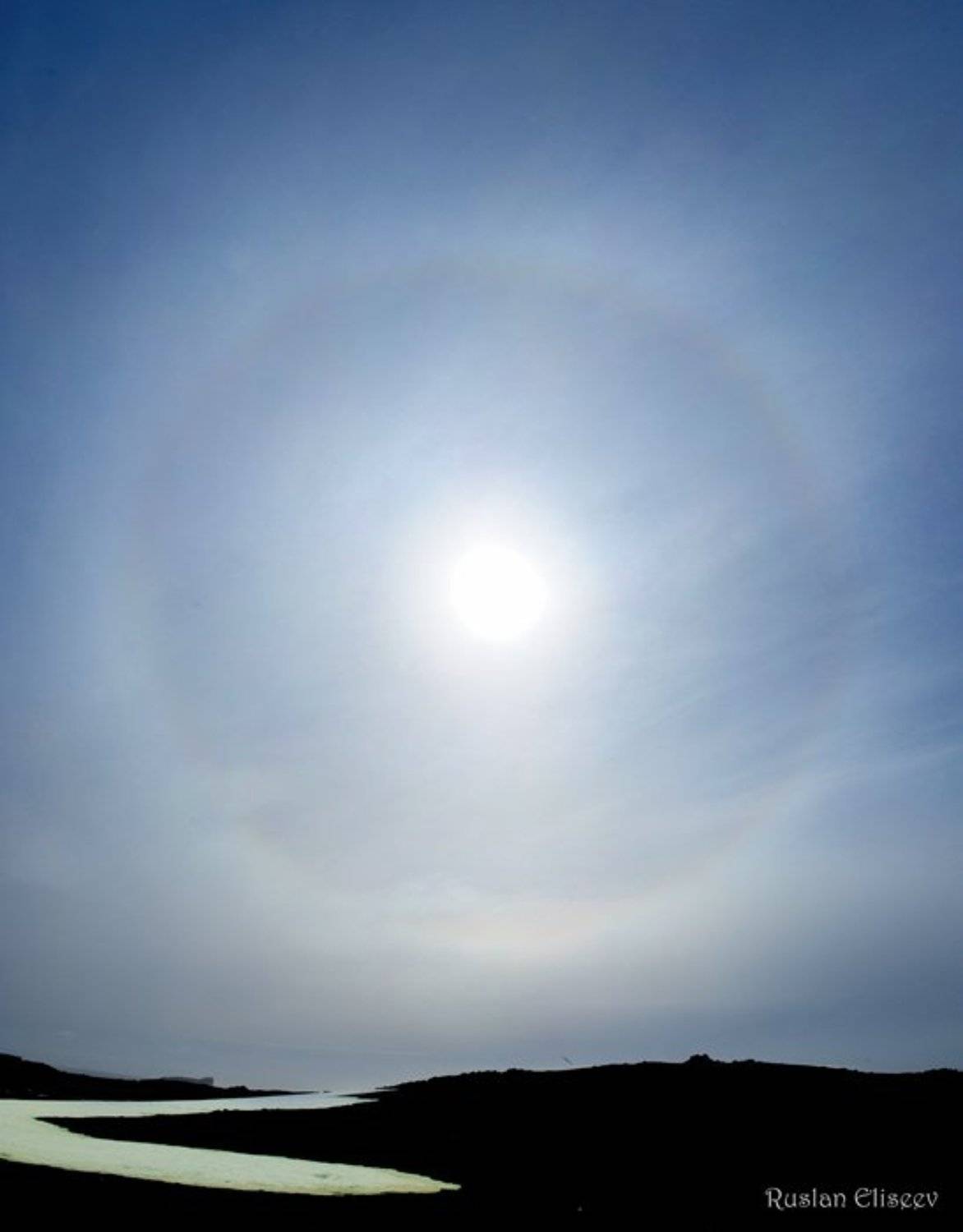 антарктика, гало, Руслан Елисеев