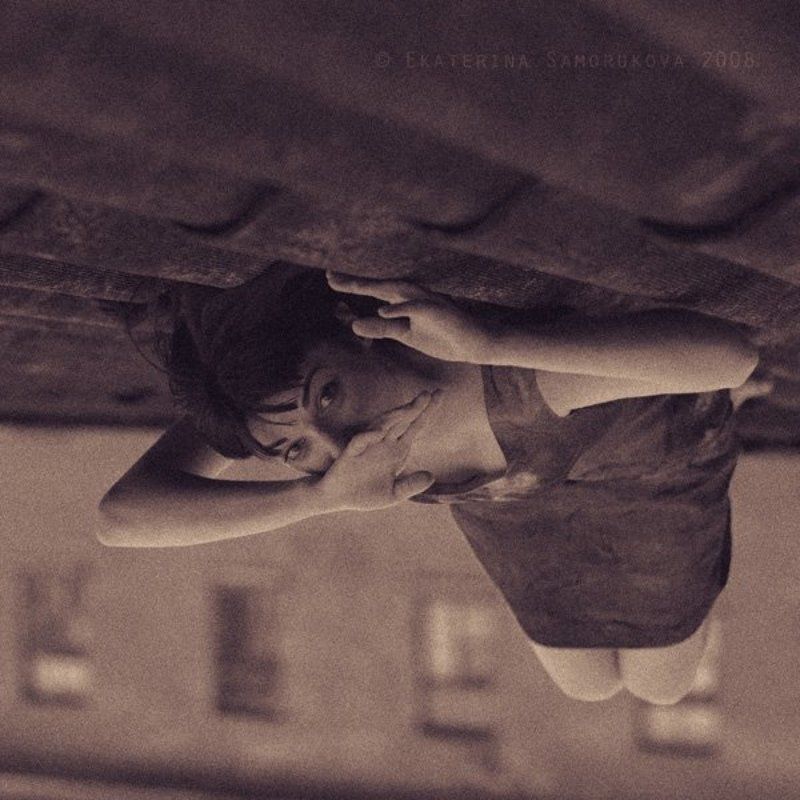 крыша, девушка  фото превью