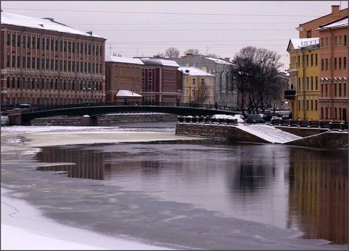 Унылая декабрьская питерская картинка