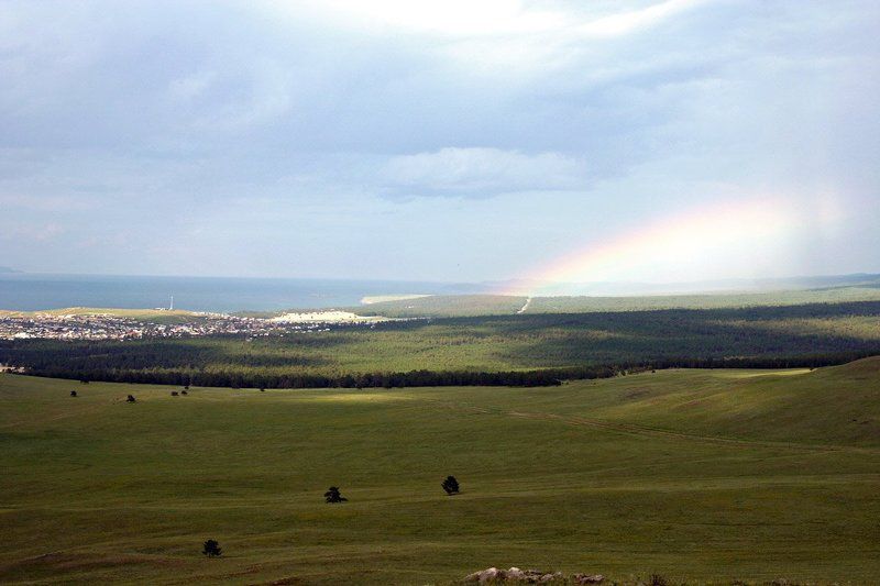 Радуга над Ольхоном фото превью