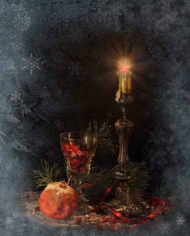 натюрморт, новый год, Новогодняя ночь фото превью