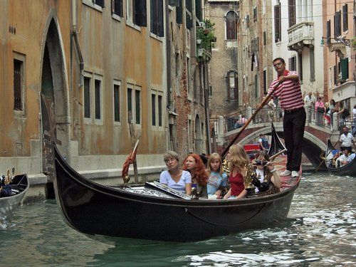 Прогулка по улицам Венеции