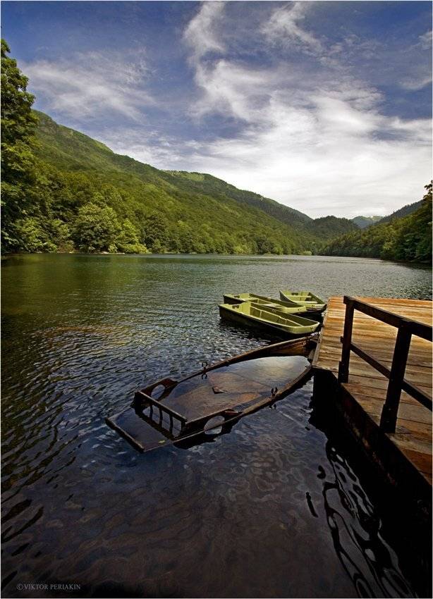 черногория, озеро, лодки, Виктор Перякин