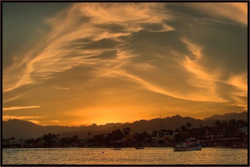 Закат. Дахабский, Новогодний. фото превью