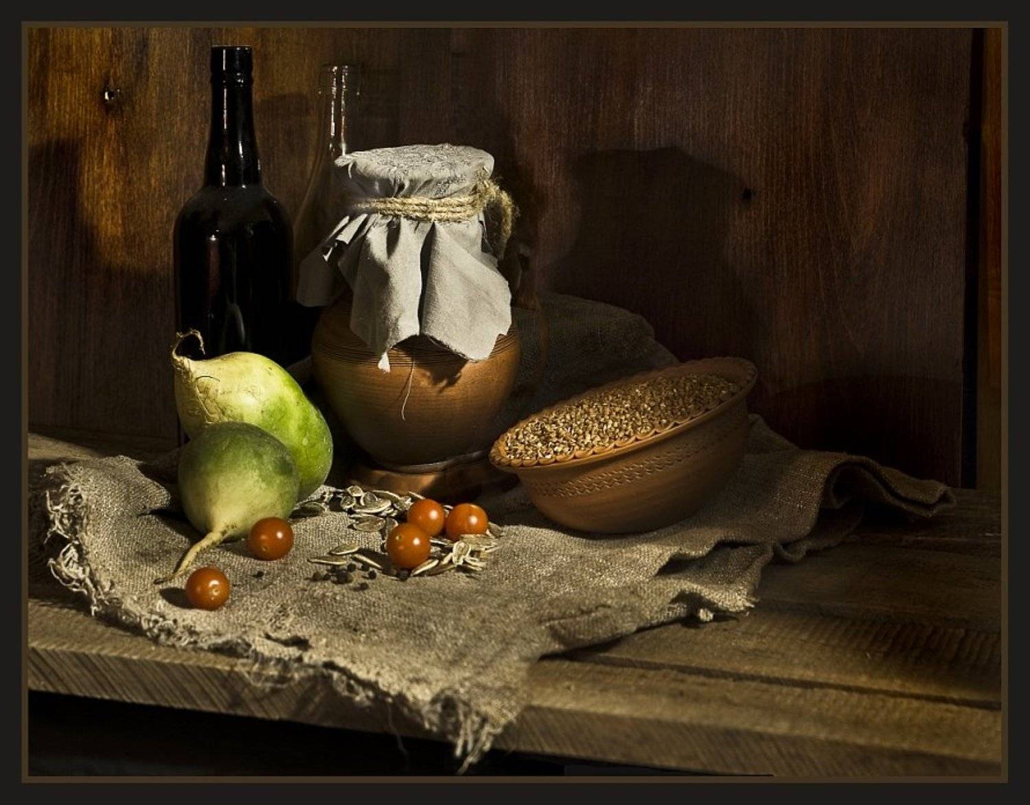 гречиха, редька, глина, абаджян, натюрморт, Эдуард Абаджян