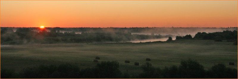 солнце, утро, туман Утро вчерашнего дня фото превью