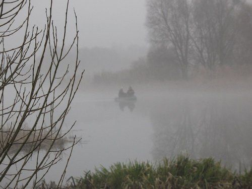 Two in mist..