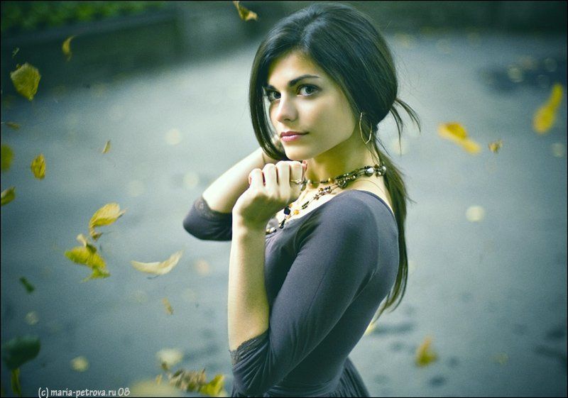 Катя. Осень. фото превью