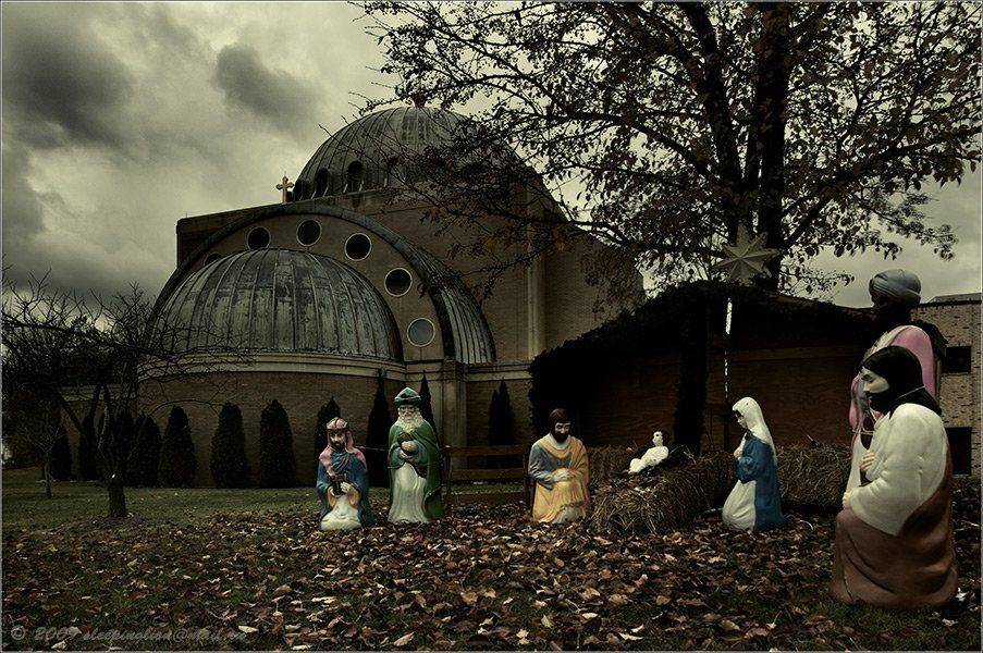 пейзаж, pilgrim, зима, рождество, Pilgrim