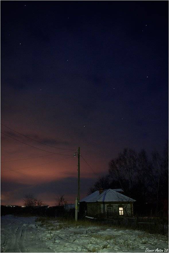 ночь, звезды, рождество, Тоша