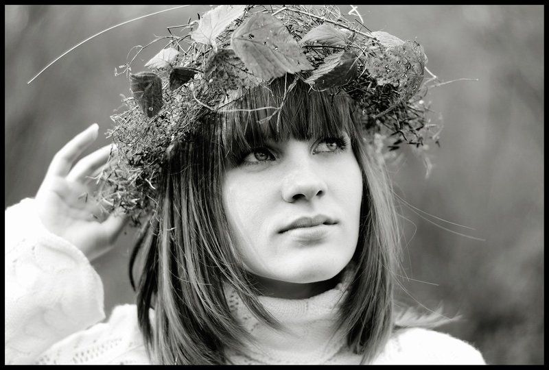 девушка осенняя дева фото превью