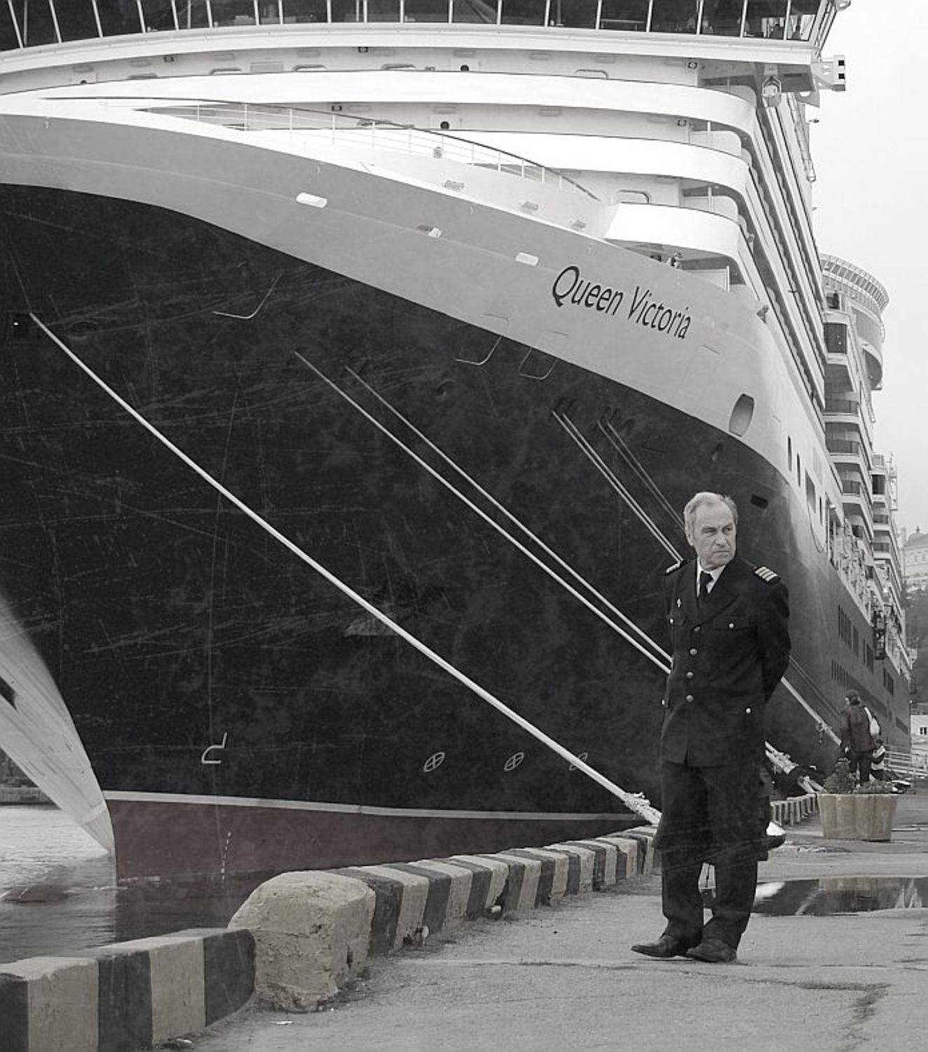 queen victoria, odessa, bw, Petlya