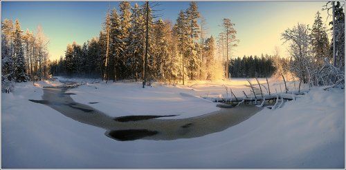 Зимняя речка