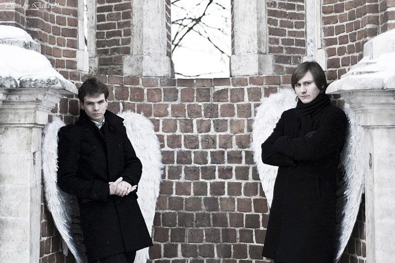 ангелы, крылья, зима Ангельские крылья или... фото превью