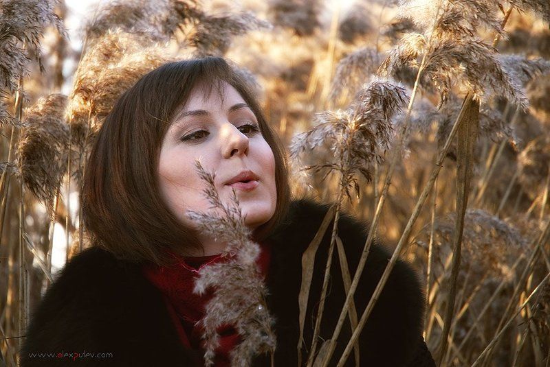 девушка,зима,мороз,солнце,тепло,нежность Я согрею тебя поцелуями ... фото превью