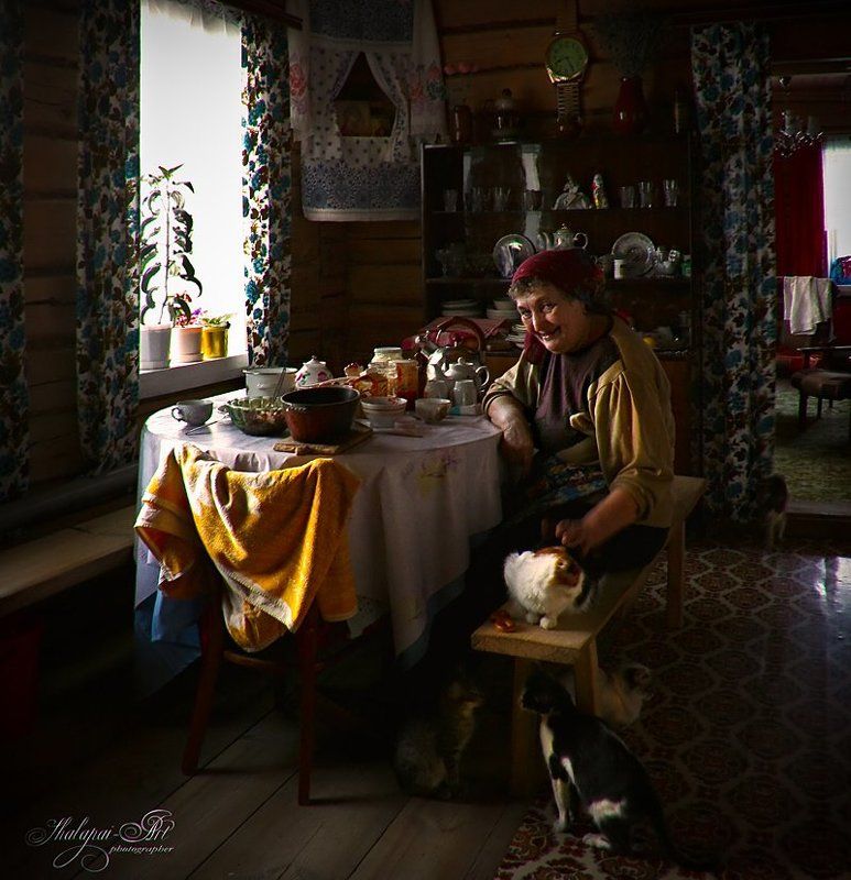 shalapai-art Деревенская жезнь фото превью