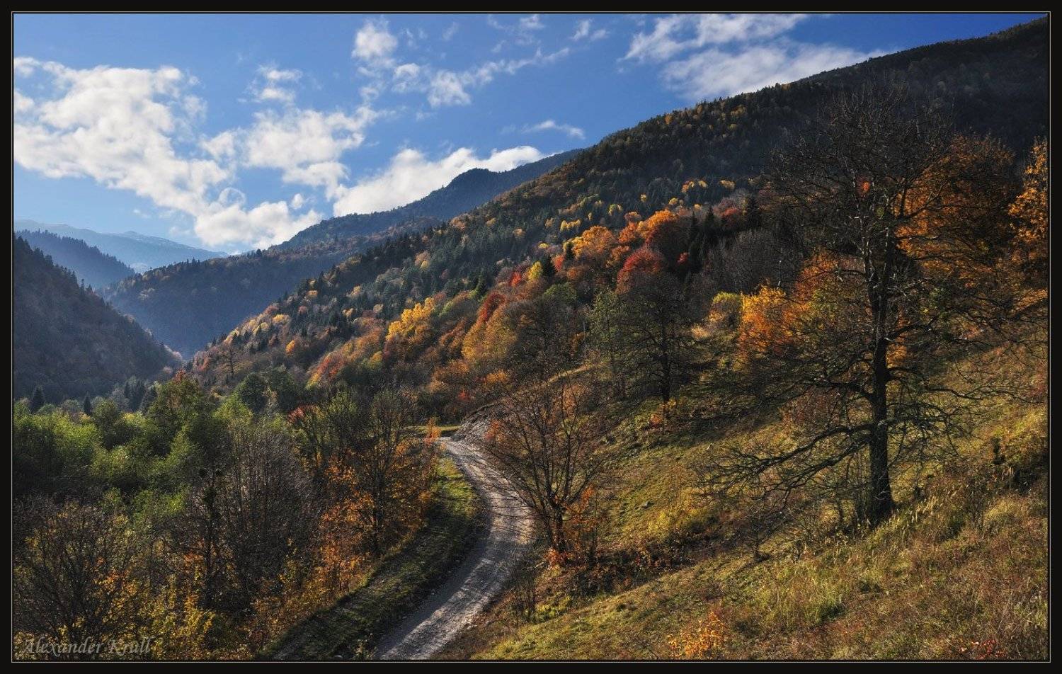 кавказ, кчр, горы, осень, Александр Круль