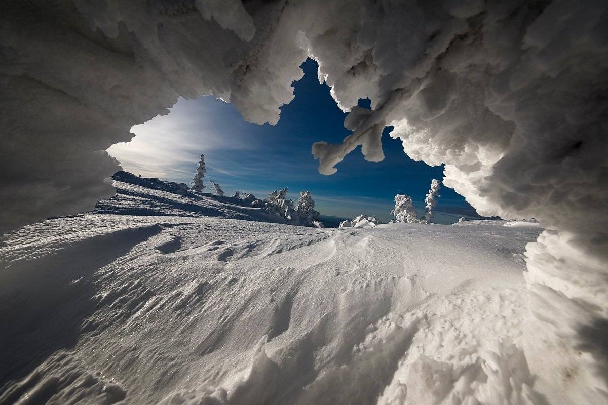 окно, шерегеш, снег, иней, горная шория, Валерий Пешков