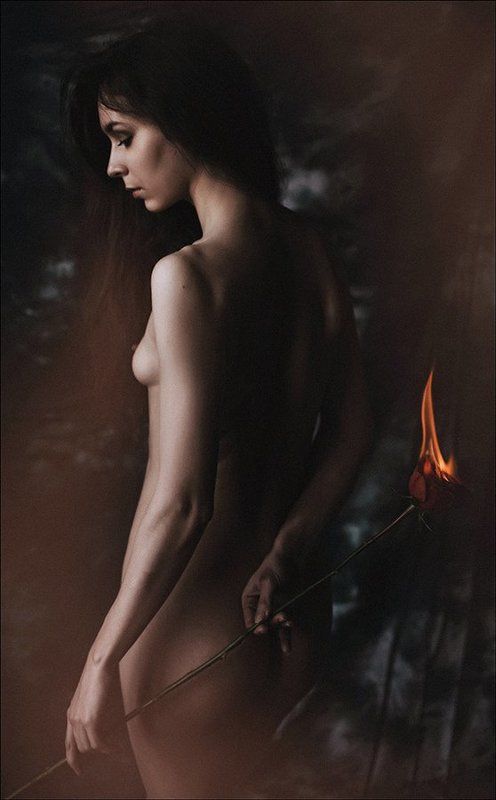 Игра с огнем / / цветок любви фото превью