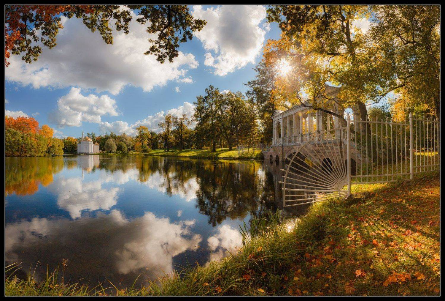 пушкин, царское, село, екатерининский, парк, осень, Ilya Shtrom