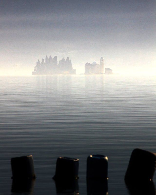 Адриатика, Европа, Море, Туман, Черногория Миражи фото превью