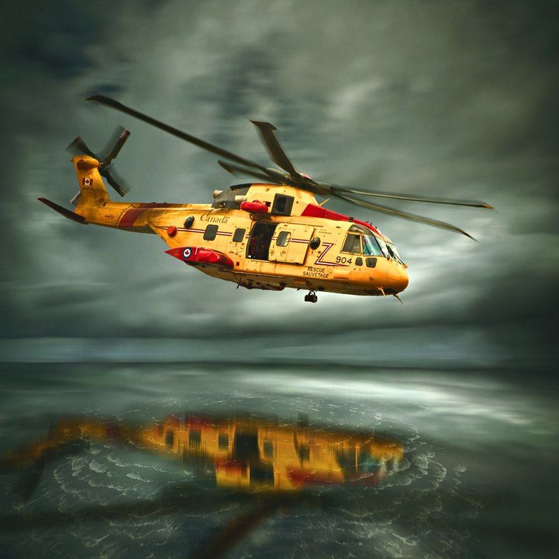 Helicopter, Rescue, Sea, Sky, Storm S.O.S фото превью