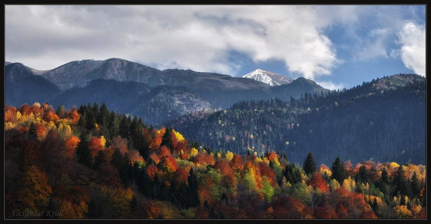 кавказ, кчр, горы, осень, Александр Круль