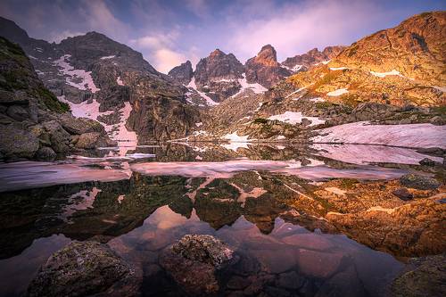 Sunrise on the Scary Lake