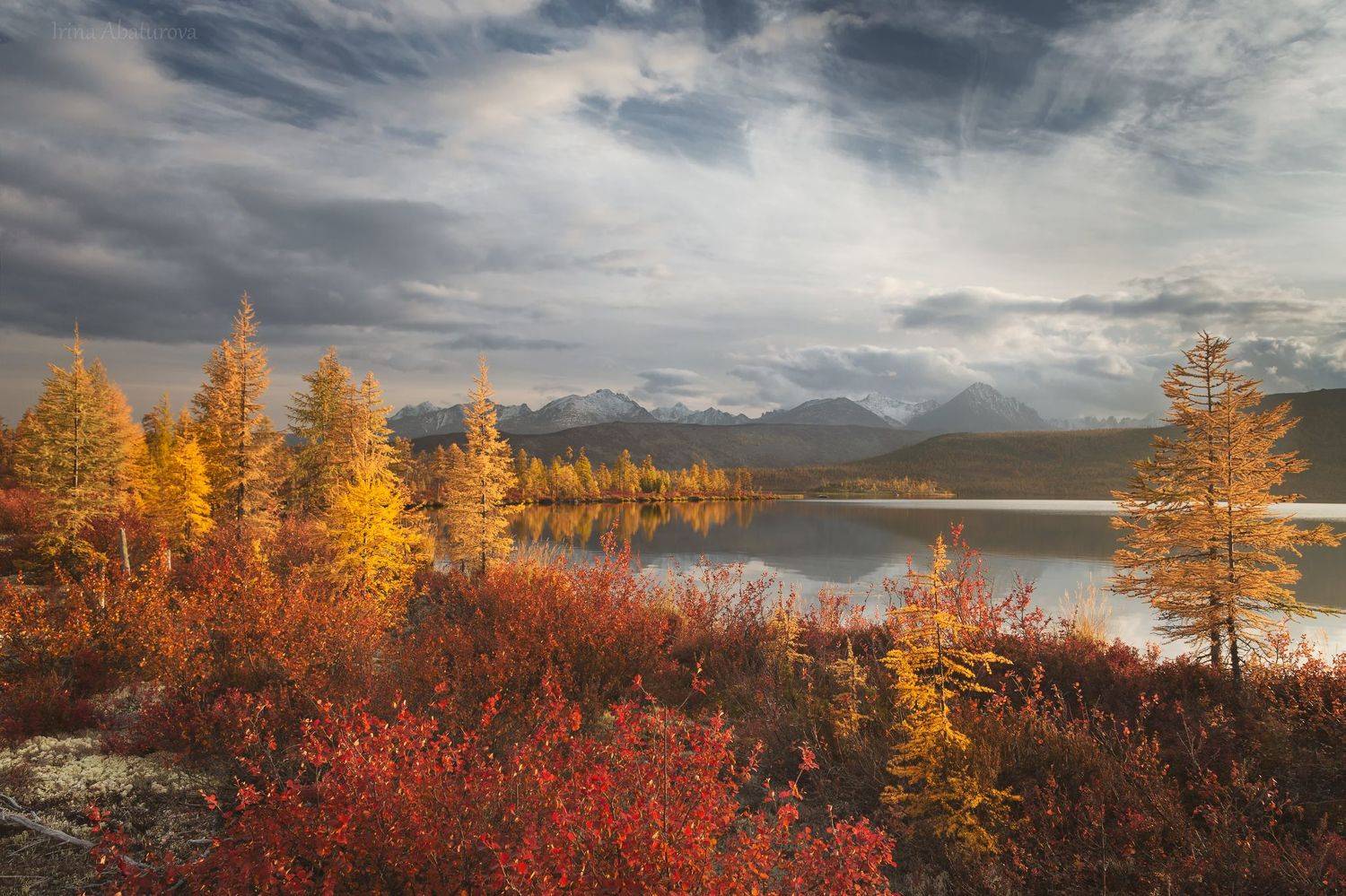 Колыма, Магадан, озеро Джека Лондона, осень, Ирина Абатурова