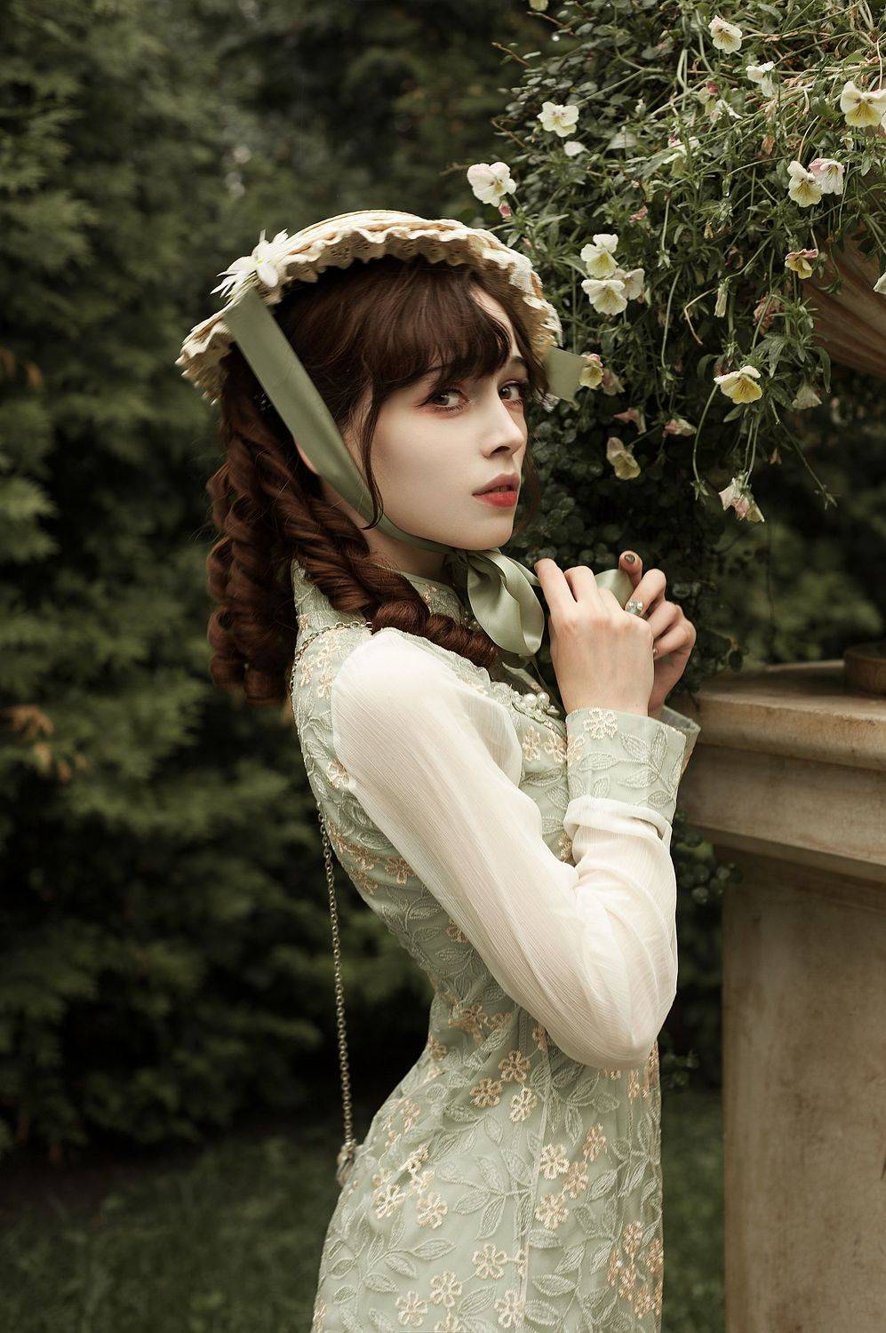 портрет, девушка, лето, girl, mood, beautiful, model, photo, woman, взгляд, chinese style, косплей, cosplay, Лео Шумов