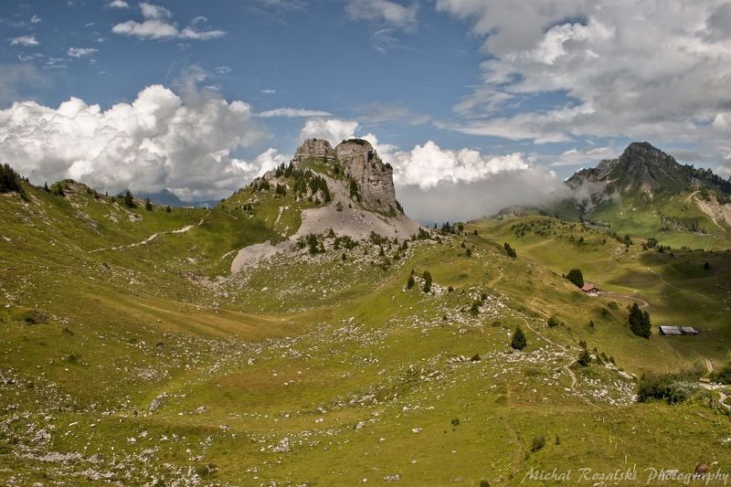 mountains, ,landscape, ,hills, ,valley, ,summer, ,sky, ,clouds, ,swiss, ,holidays Loucherhorn mountain фото превью