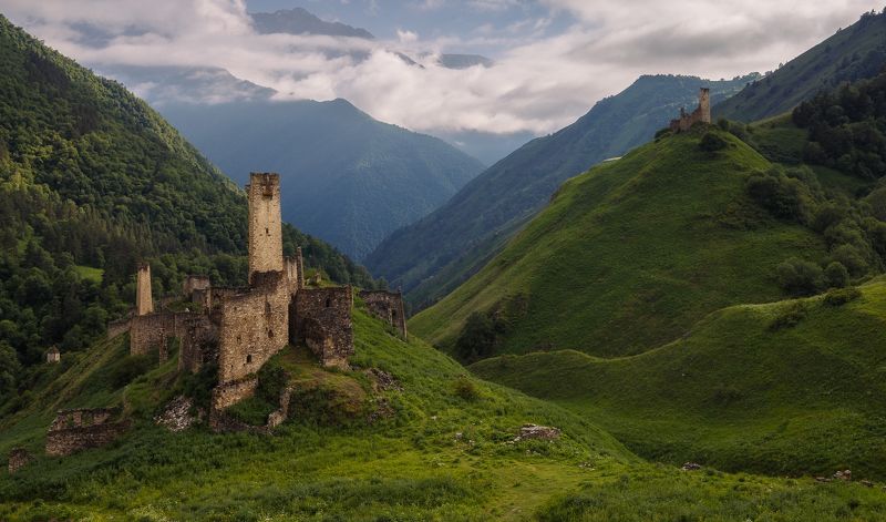 кавказ, ингушетия Башенный комплекс Цори фото превью