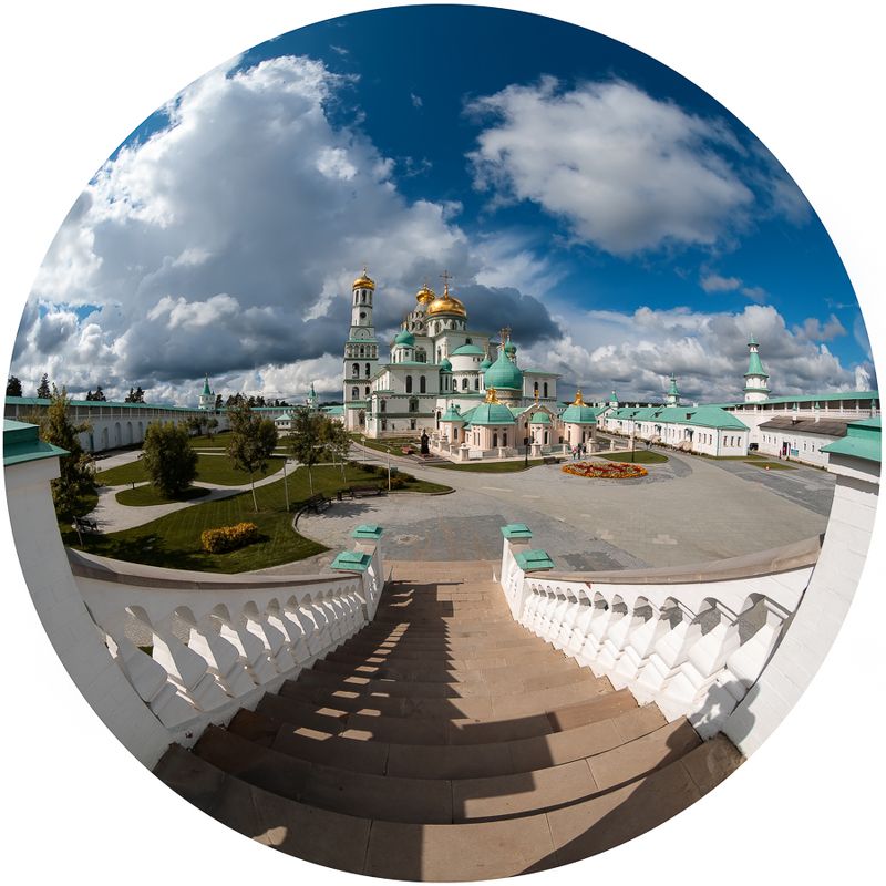 Воскресенский Ново-Иерусалимский монастырь, глазами рыбки. фото превью